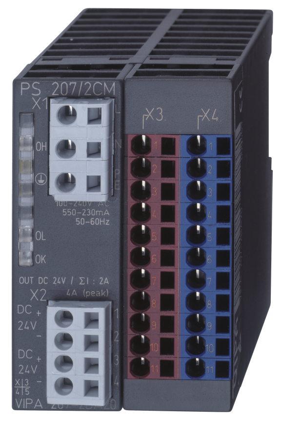 VIPA 207-2BA20 Netzteil prim. AC 100-230VAC/sek. 24VDC