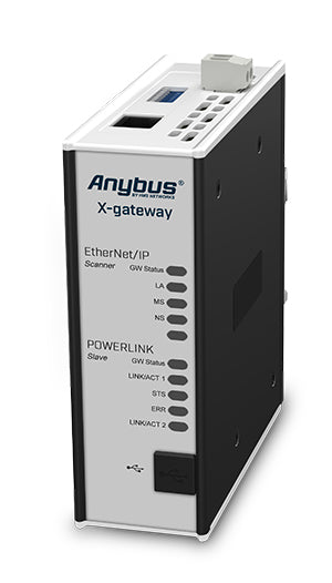 Anybus X-Gateway AB7524 EtherNet/IP Master-POWERLINK Slave