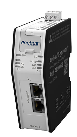 Anybus X-Gateway AB9006 Ethernet Modbus-TCP Master-EtherNet/IP 2-Port Slave