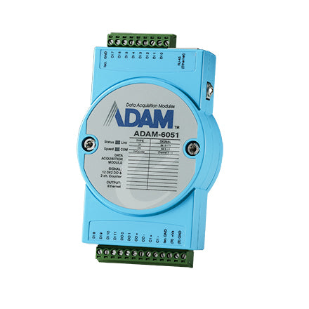 ADAM-6051 - Ethernet I/O: 16-Kanal isoliertes Digital Ein-/Ausgabe-Modul