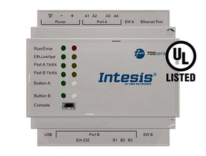 Intesis IN701KNX1K20000 Gateway Modbus auf KNX (≤1200 Modbus-Register)