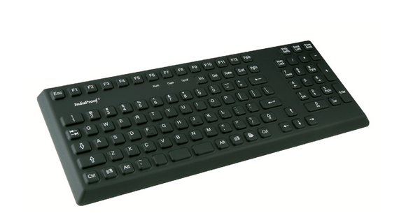 GETT Silikon-Tastatur mit Kurzhubtastern TKG-105-IP68-BLACK
