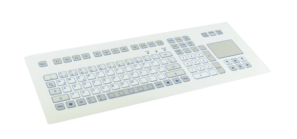 GETT Folienabgedeckte Einbautastatur mit Touchpad TKS-105C-TOUCH-MODUL