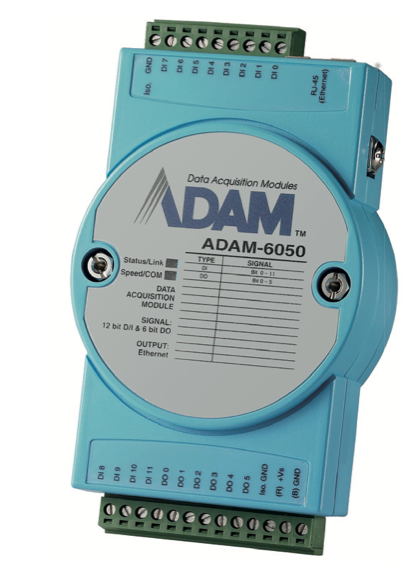 ADAM-6060 - Ethernet E/A, 6 Digitale Eingänge, 6 Digitale Ausgänge