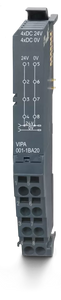 VIPA 001-1BA20 Potenzialverteiler-Modul 24V/4xDC +24V und 4xDC 0V Klemmen