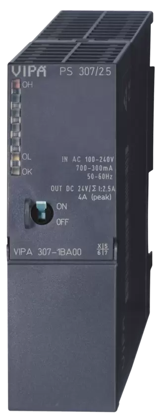 VIPA 307-1BA00 Netzteil 100-230VAC / DC 24V, 2,5A